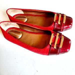 Naturalizer Red Delany Flat Shoes